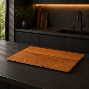 Kochfeldabdeckung-Holz-Eiche-Einteilig-Kueche