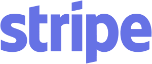 Das Logo Von Stripe Zeigt Den Firmennamen In Blauen Kleinbuchstaben In Einer Klaren, Modernen Schriftart Auf Transparentem Hintergrund.