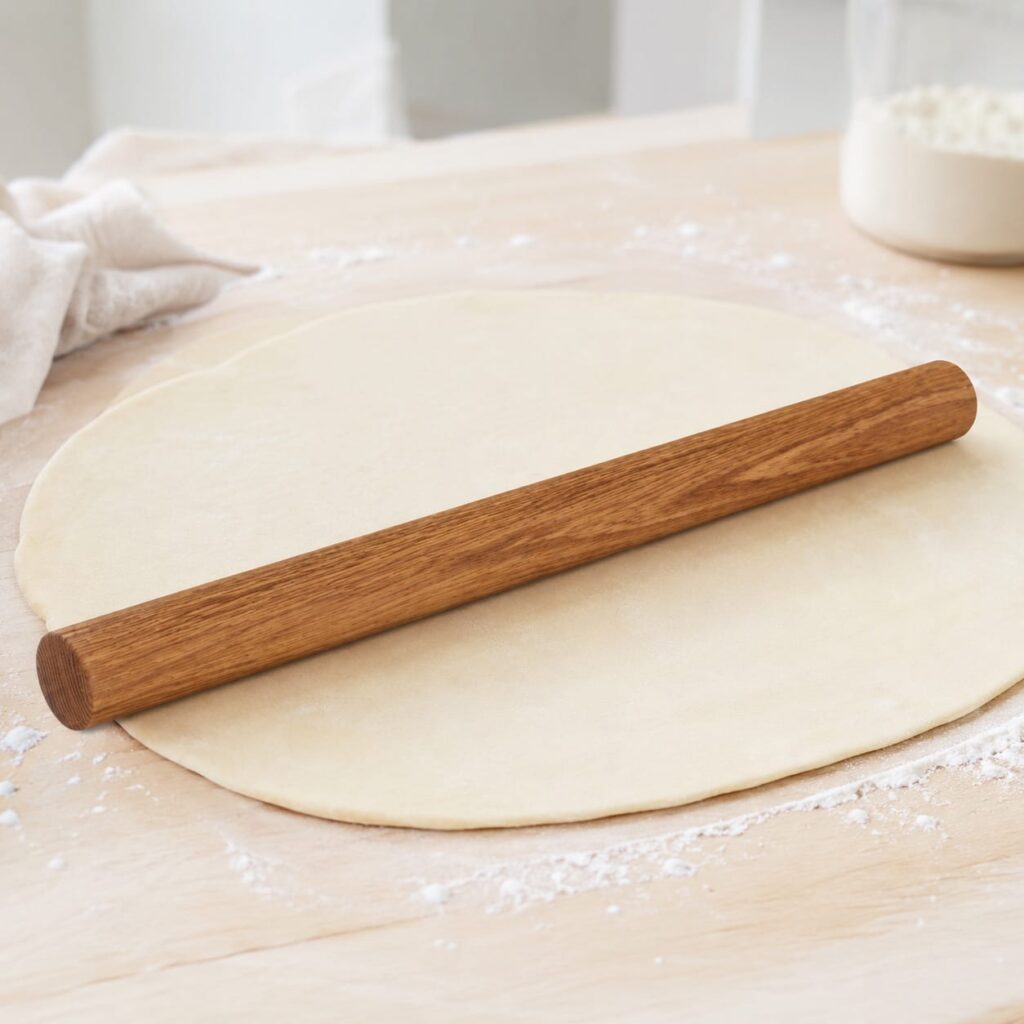 Teigrolle aus Holz – Nudelholz aus Massivholz 8 Massivholz_Teigrolle_Ohnegrifff