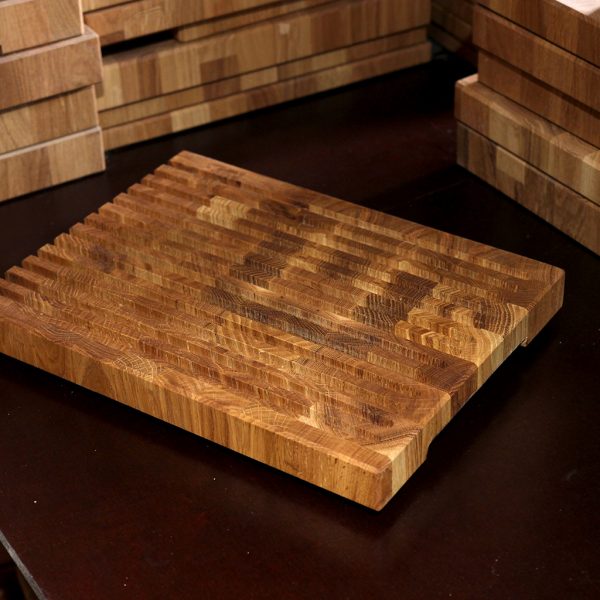 Eiche Stirnholz Hirnholz Brotschneidebrett 4Cm Eichenholz