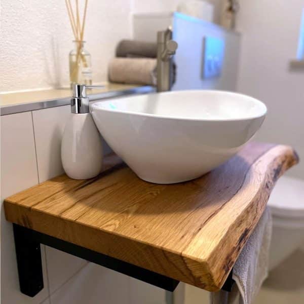 Waschtisch Aus Eichenholz Von Holz-Liebling