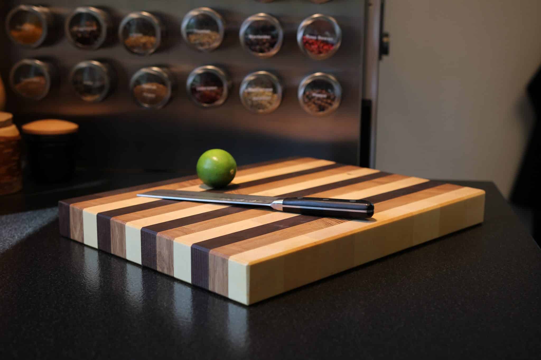 Cuttingboard Endgrain Oak Nut