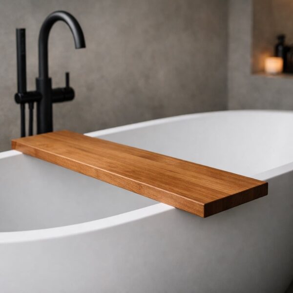 Badewannenbrett-Eiche-Massiv-Badewanne