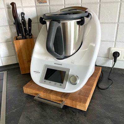 Thermomix Gleitbrett Stirnholz Eiche
