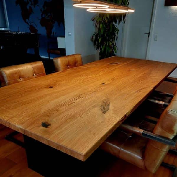 Tischplatte aus Wildeiche von Holz-Liebling