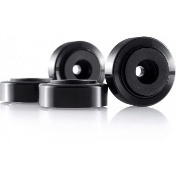 Schwarz Aluminium Schneidebrett Füße 30X11Mm
