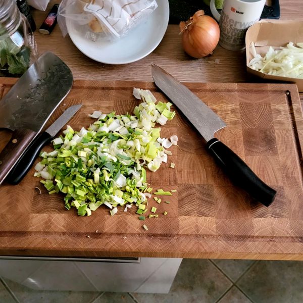 Stirnholz-Schneidebrett Aus Eichenholz Von Holz-Liebling