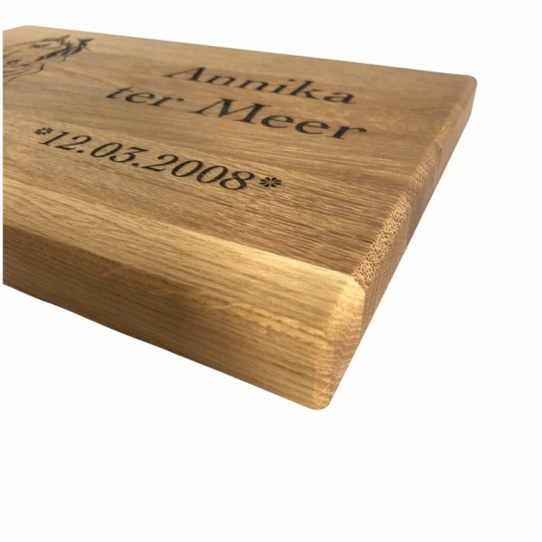 Boxenschild-Pferdenamen-Holzgravur-Eiche
