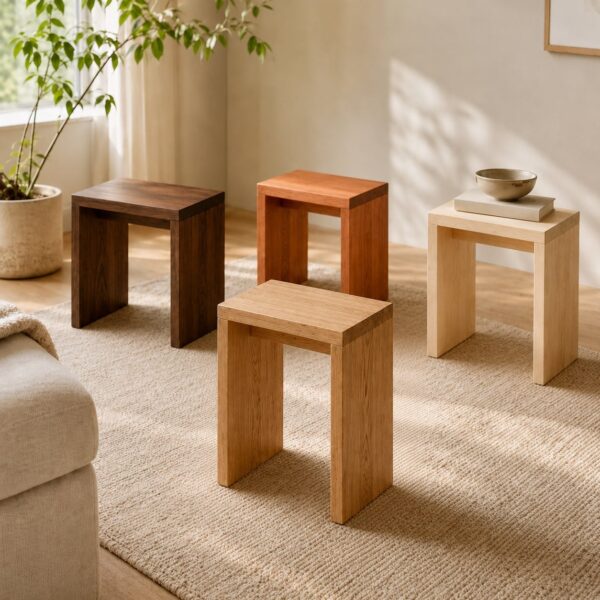 Holzhocker_Ahorn_Eiche_Nussbaum_Kirschbaum