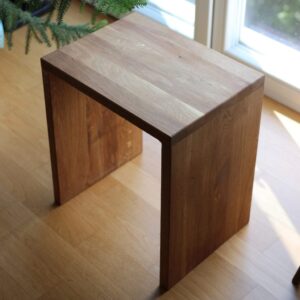 Holzschemel Aus Eichenholz