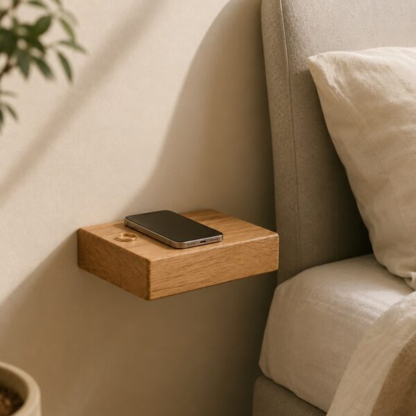 Schwebendes-Mini-Regal-Nachttisch-Handy-Ablage