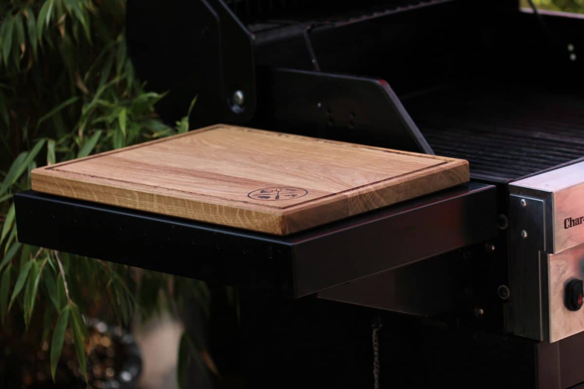 Bbq Grillbrett Aus Eichenholz Mit Gravur Und Saftrille