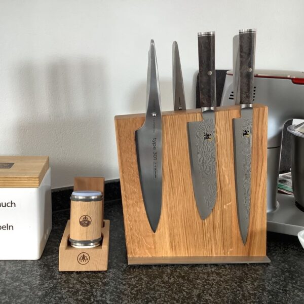 Magnetischer Messerblock Aus Eichenholz – Bild 11