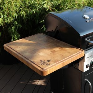 Grillbrett aus Eiche Stirnholz 60x40x4cm