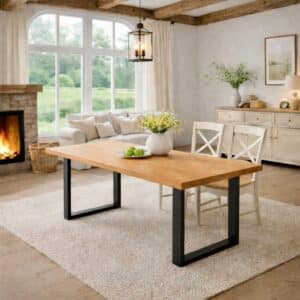 Buchen_Esstisch_Massivholz_Kufengestell