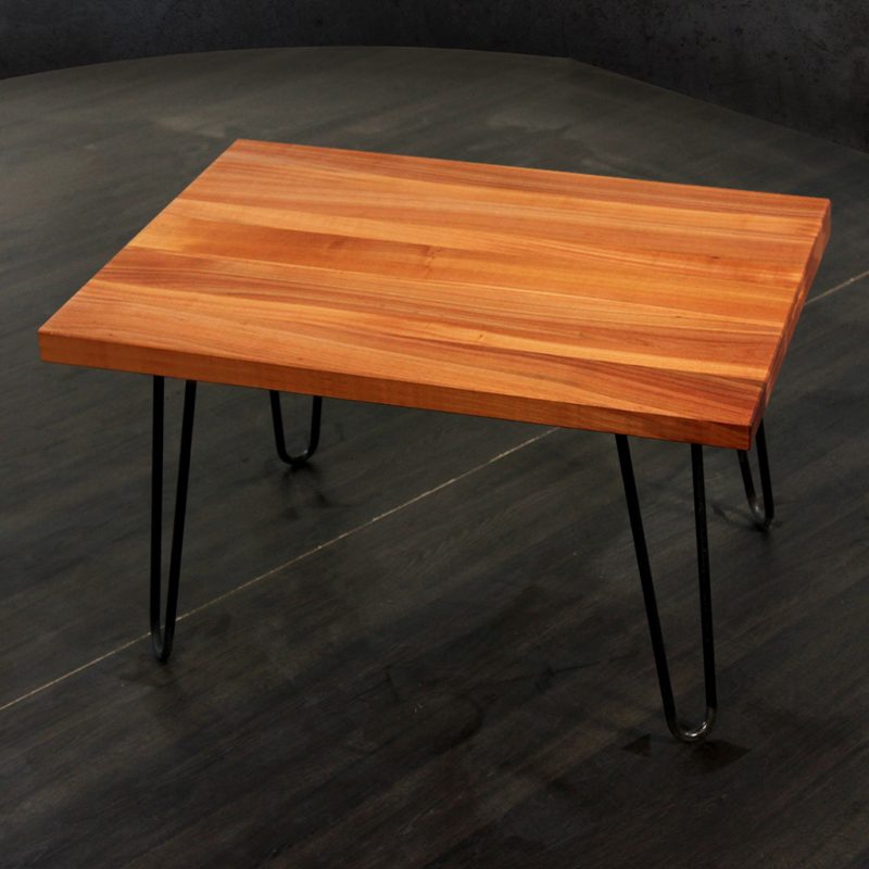 Couchtisch Kirsche Wohnzimmertisch Aus Kirschbaumholz Mit Hairpin-Legs