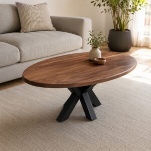 Couchtisch_Oval_Nussbaum