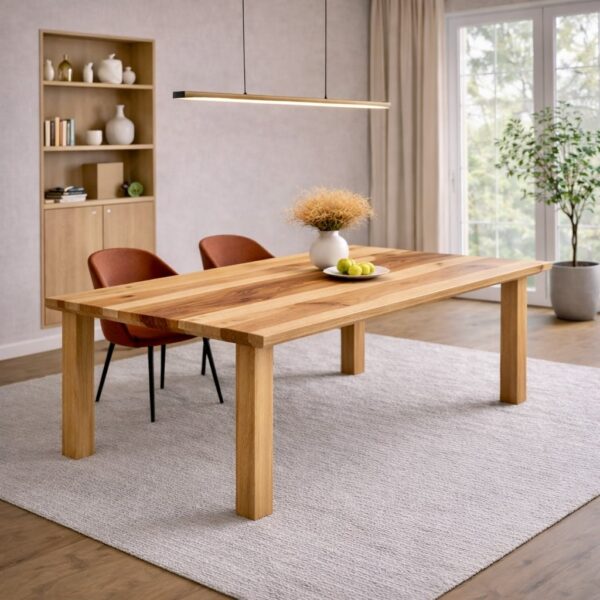 Esche_Esstisch_Massivholz_Holzbeine