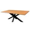 Esstisch mit Tischplatte aus Buchenholz mit Spider Stahlgestell