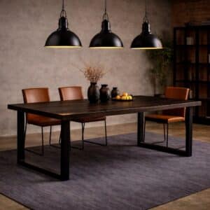 Räuchereiche_Esstisch_Massivholz_Kufengestell_