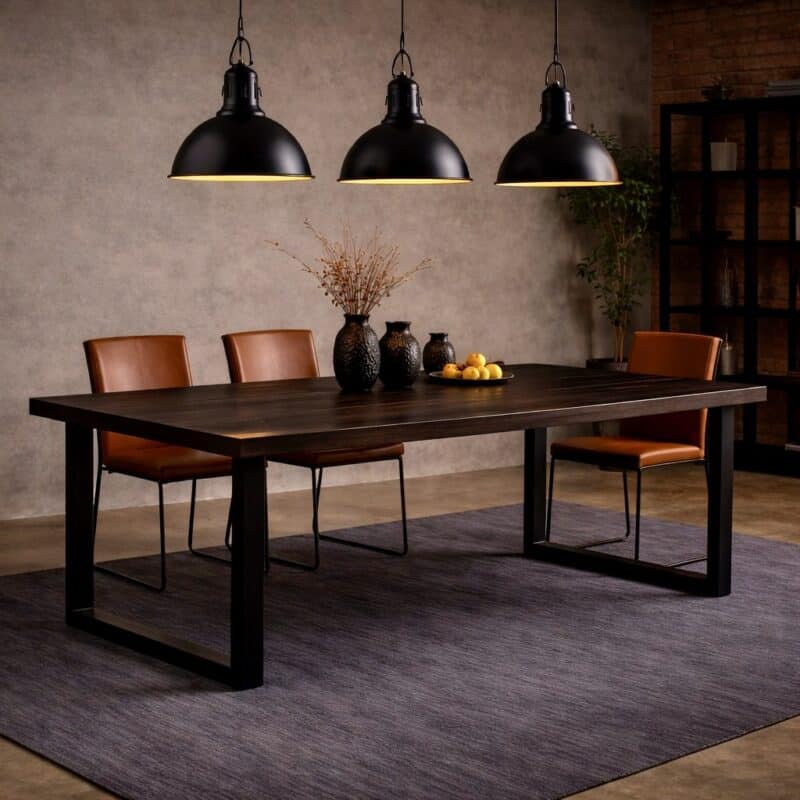 Räuchereiche_Esstisch_Massivholz_Kufengestell_