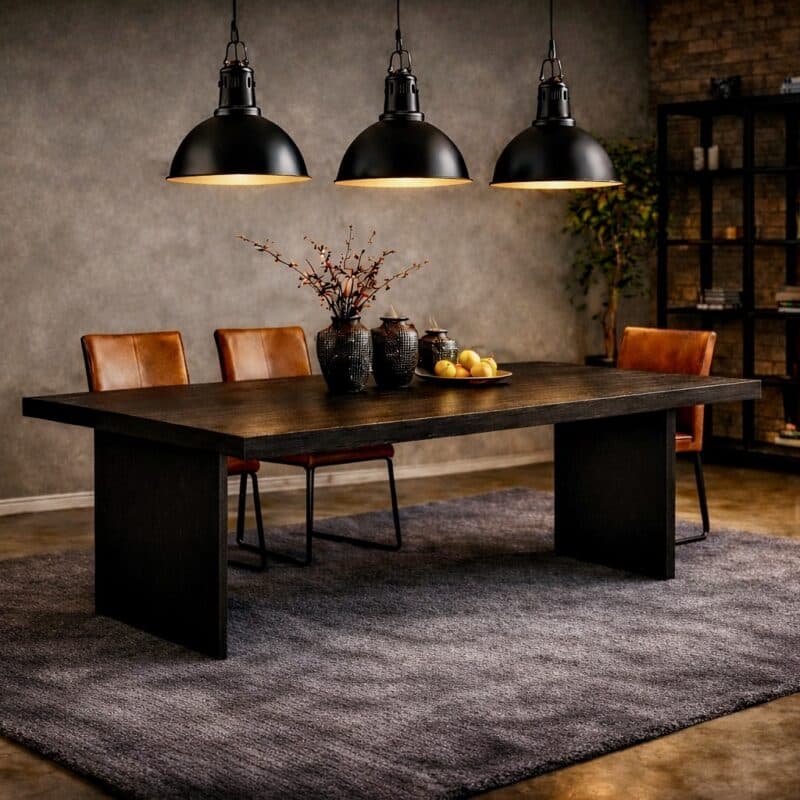 Räuchereiche_Esstisch_Massivholz_Wangengestell_