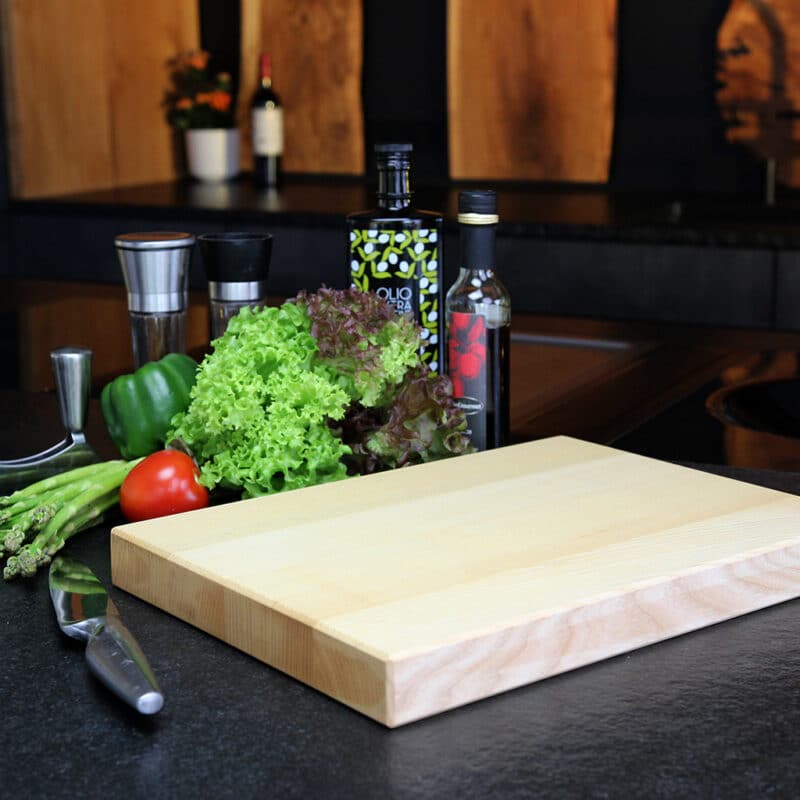 Schneidebrett-Esche-Längsholz-Szenerie