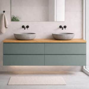 Doppel_Waschtisch_Steingrün