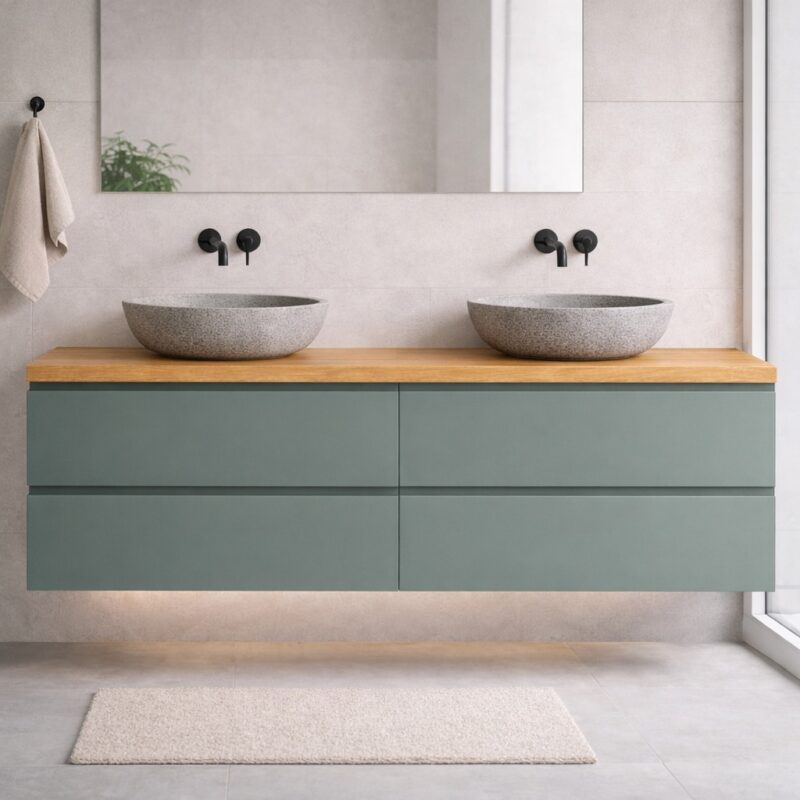 Doppel_Waschtisch_Steingrün