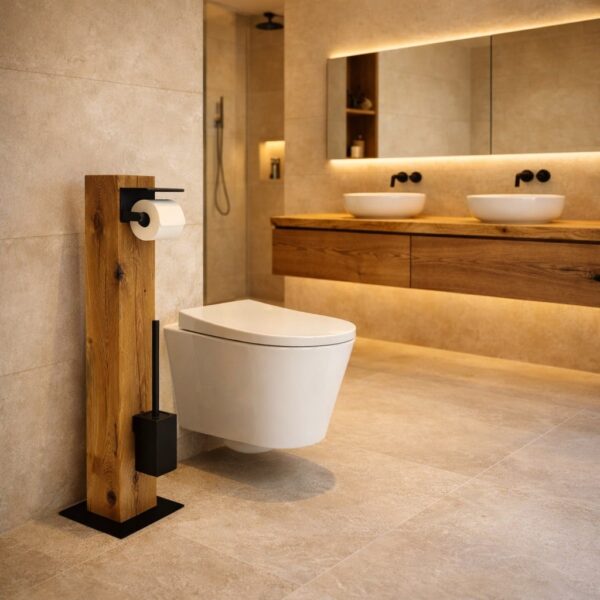 Toilettenpapierhalter Aus Massivholz – Bild 9