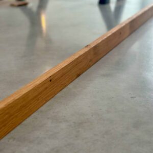 Eichenholz Massiv Fußbodenleiste