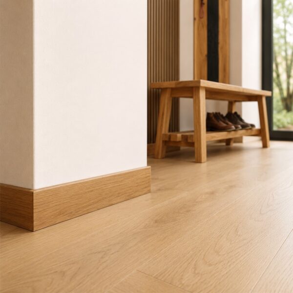 Sockelleisten-Eiche-Wohnraum-Holzfussboden