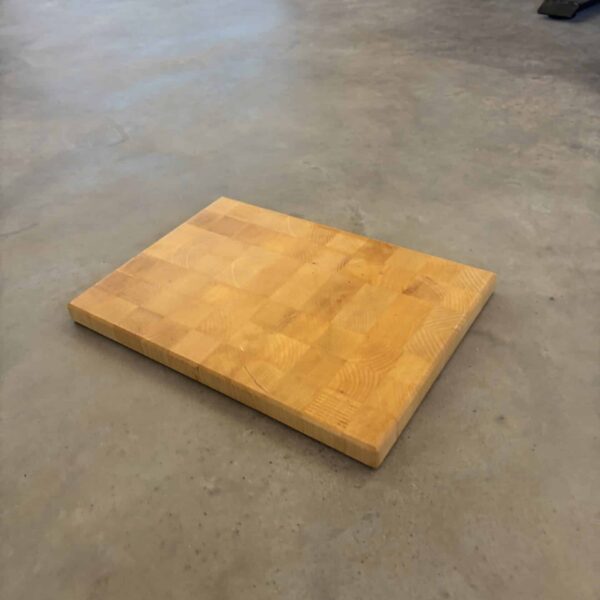 Birke Stirnholz Schneidebrett In 39 X 27 X 2,5 Cm