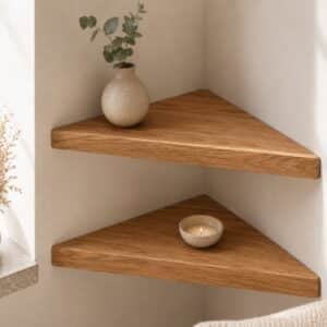 Schwebendes-Eckregal-Holz-Wohnzimmer