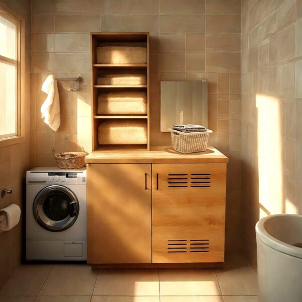 Waschküchen-Konfigurator-Eiche-Beige