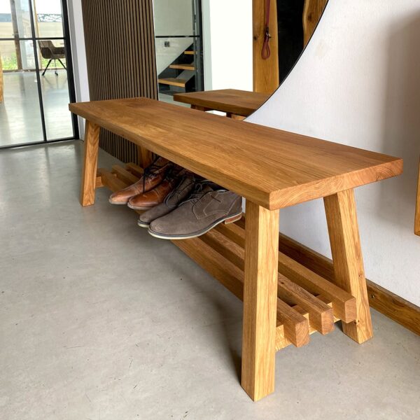 Garderobenbank-Schuhregal-Aus-Eiche