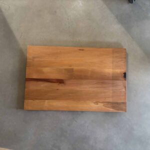 Kochfeldabdeckung aus Birnbaum; 90 x 58 x 2,5cm