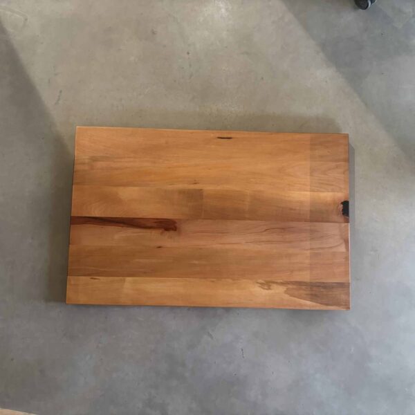 Kochfeldabdeckung Aus Birnbaum; 90 X 58 X 2,5Cm