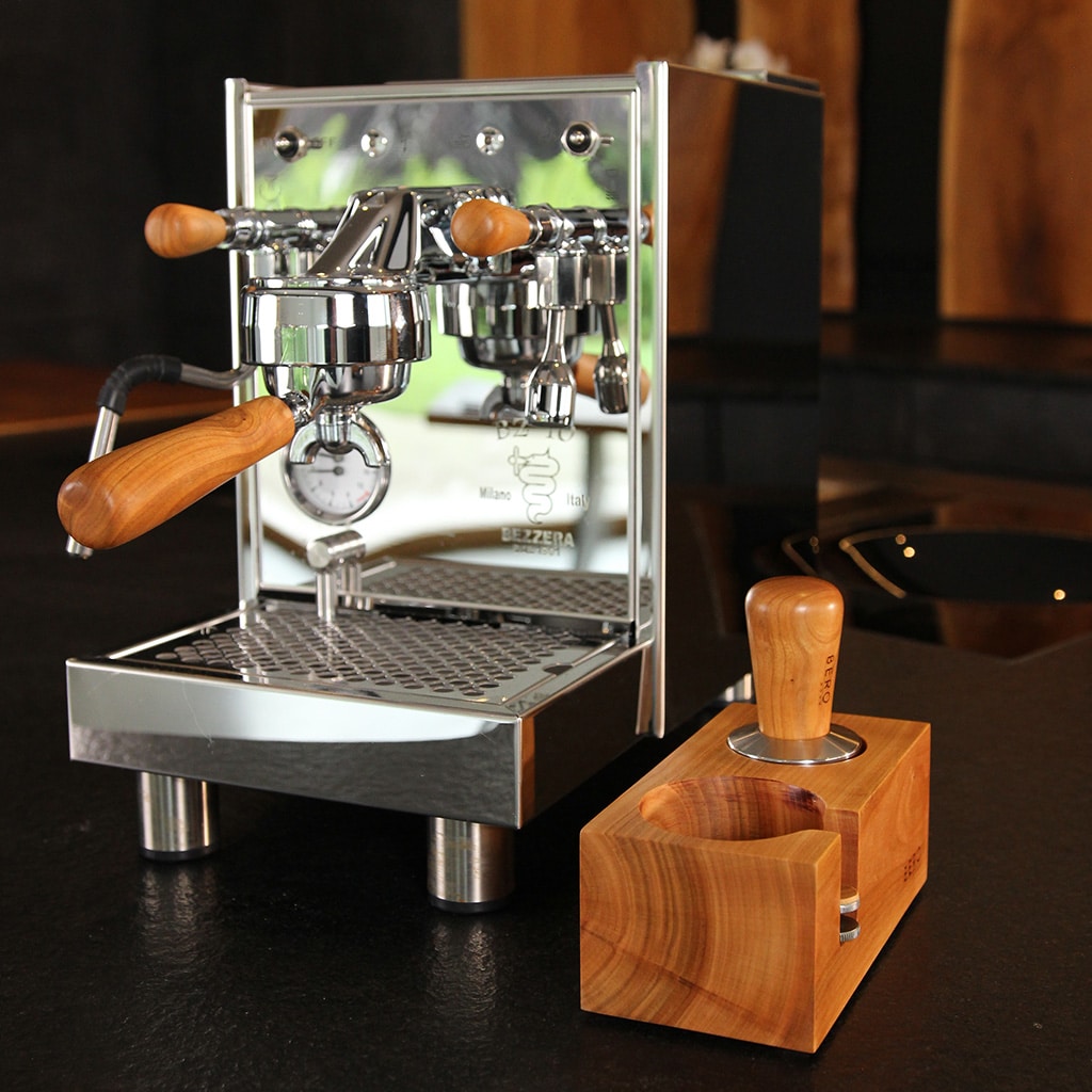 Massivholz Tamperstation Klein - Barista-Zubehör Für Siebträgermaschinen – Bild 7