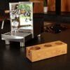 Tamperstation für Siebträger Kaffemaschinen groß Eiche