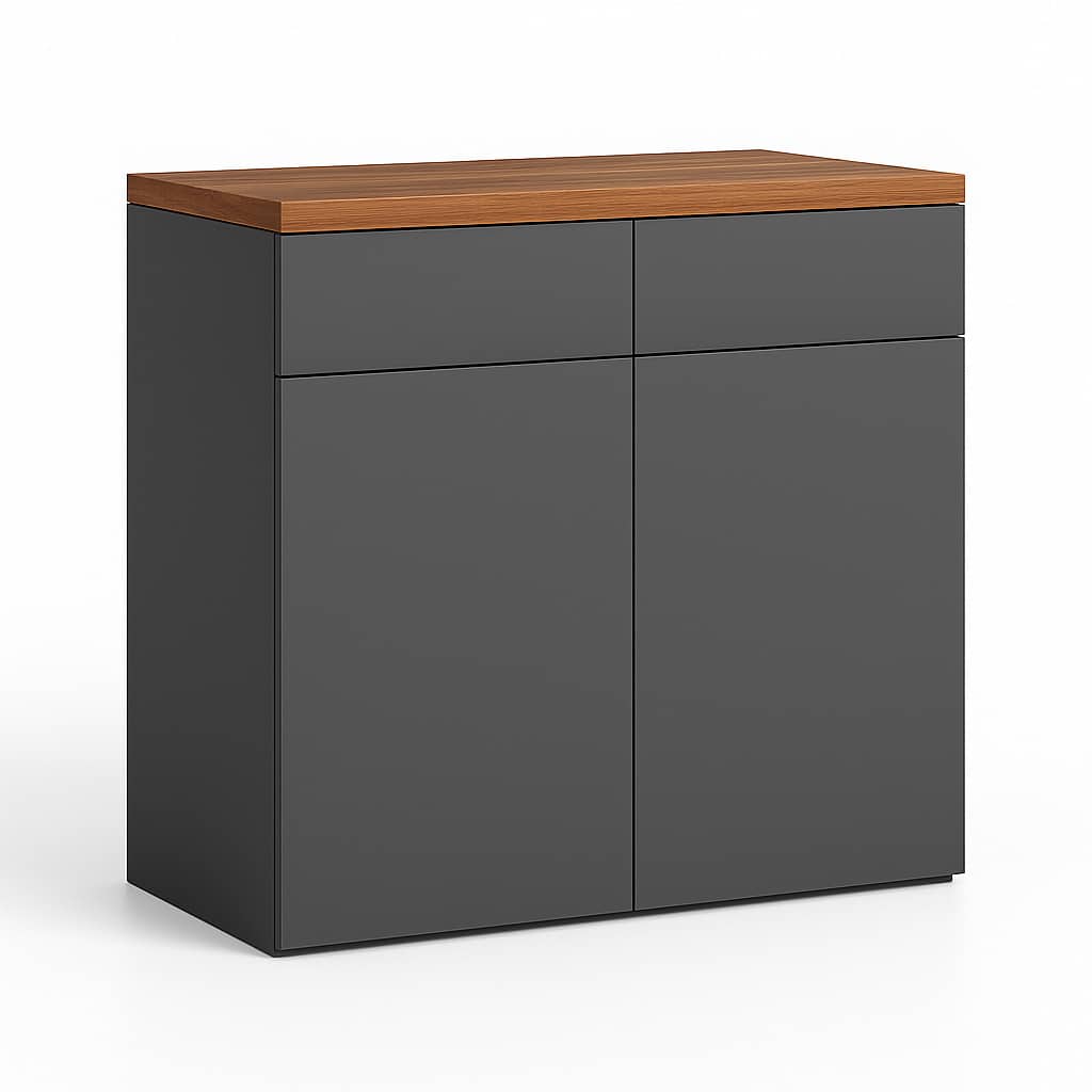 Büroschrank-Highboard-Mit-Massivholz-Abdeckplatte