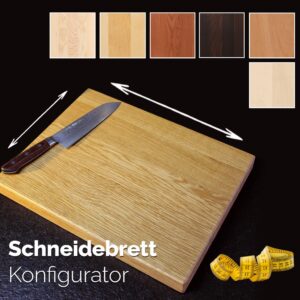 Längsholz-Schneidebrett-Konfigurator