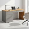 Design Massivholz Schreibtisch Mit Schubladen Holz-Liebling