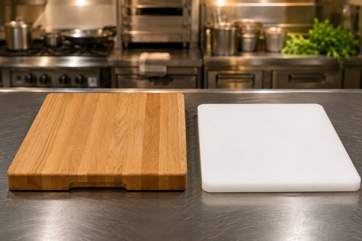 Schneidebretter In Gastronomie - Holz Oder Kunststoff