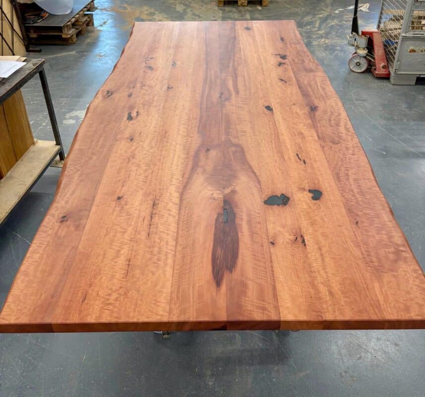 Apfelbaum Esstisch Platte mit Kern