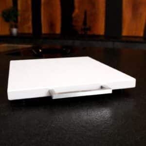 Edelstahl Eckig Griff Gleitbrett In Weiß