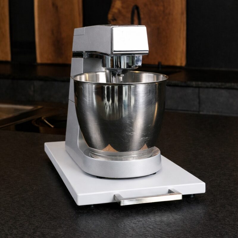 weisses Gleitbrett für die Kenwood Küchenmaschine