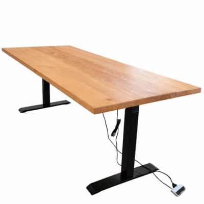 Höhenverstellbarer Schreibtisch Kernbuche 196X83Cm