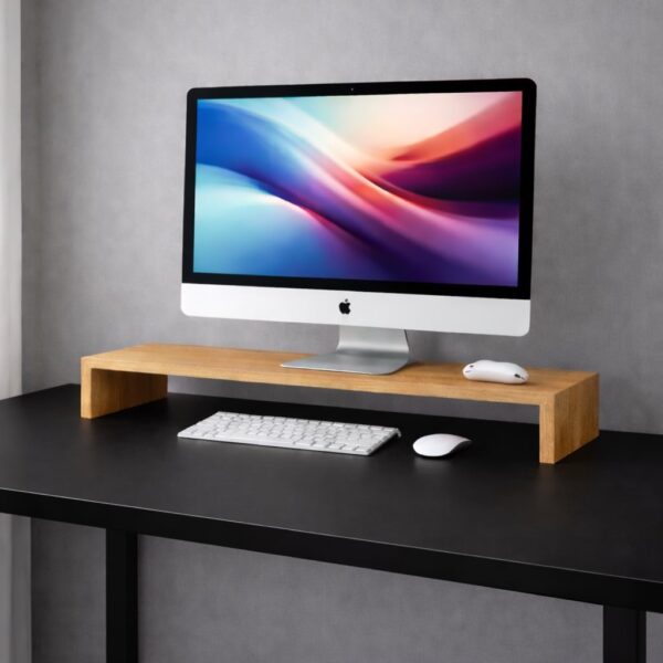 Monitorständer_Mehr Ordnung Am Schreibtisch – Platz Für Tastatur &Amp; Maus Darunter