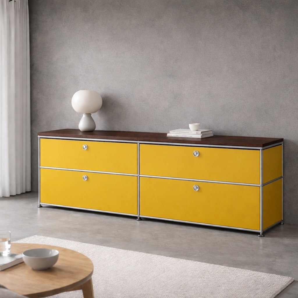 USM Haller Abdeckplatte nach Maß aus Massivholz